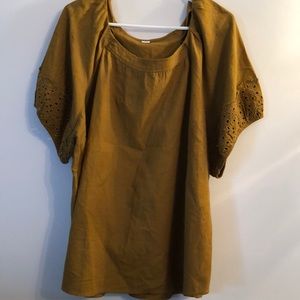 Mustard yellow top